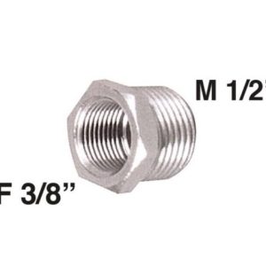 Adaptador para bicha de chuveiro de 3/8″ a 1/2″