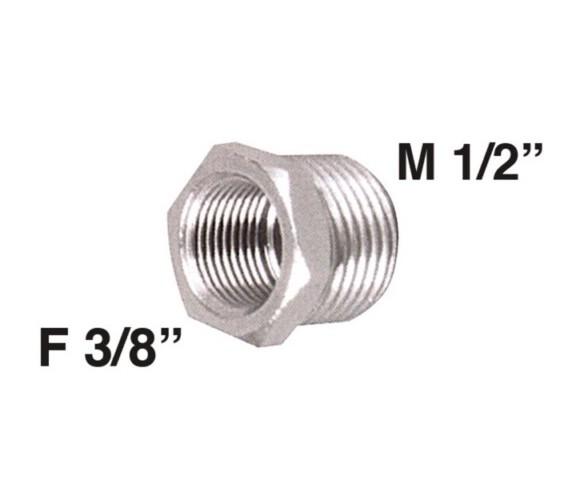 Adaptador para bicha de chuveiro de 3/8″ a 1/2″