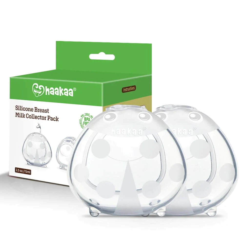 Concha coletora de leite materno de silicone X2 – Haakaa