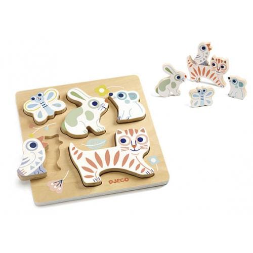 BABYANIMALI – Puzzle Silhuetas de Animais