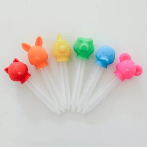 Pipetas conta-gotas coloridas