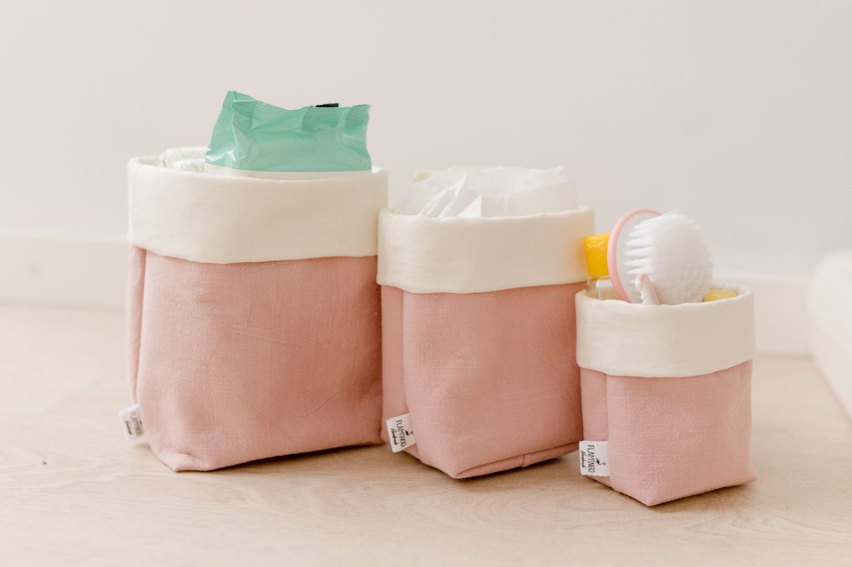 Conjunto de 3 Cestinhos Nature