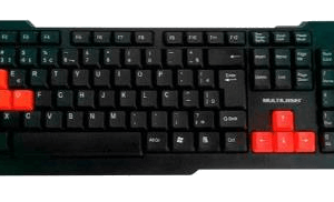 TECLADO USB MULTIMIDIA GAMER MULTILASER
