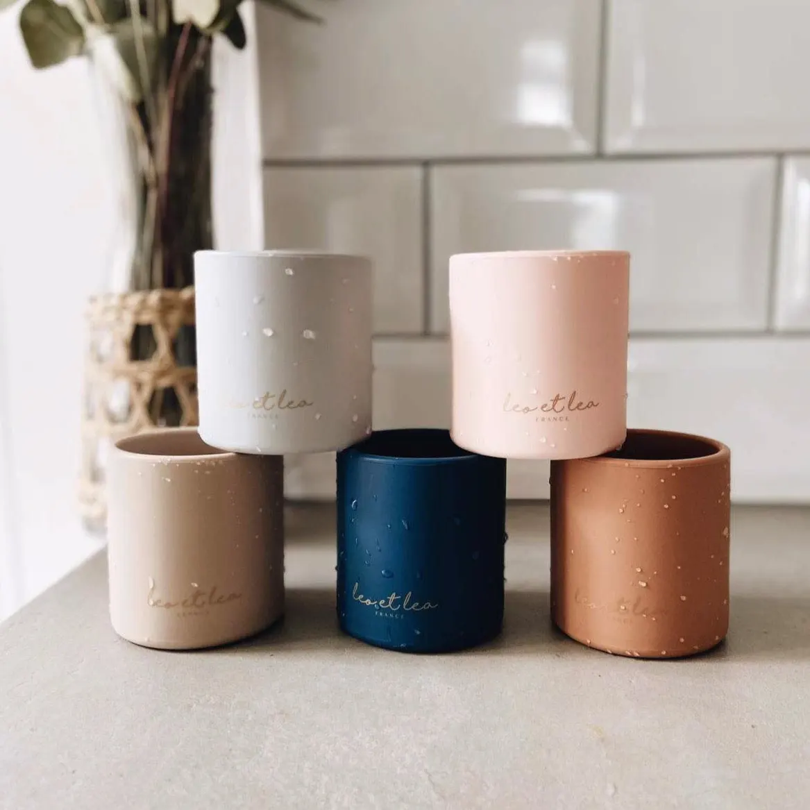 Copos de silicone – leo et lea