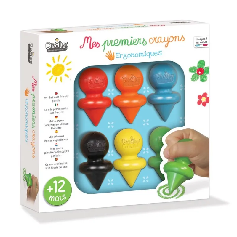 Os meus primeiros lápis de cera