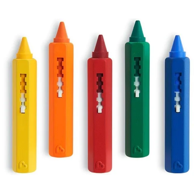 5 Lápis Colorir Banho – Munchkin