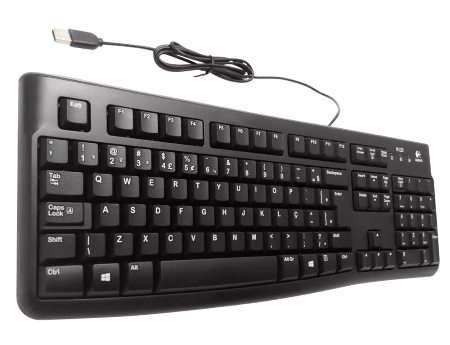 TECLADO LOGITECH K120 USB COM FIO