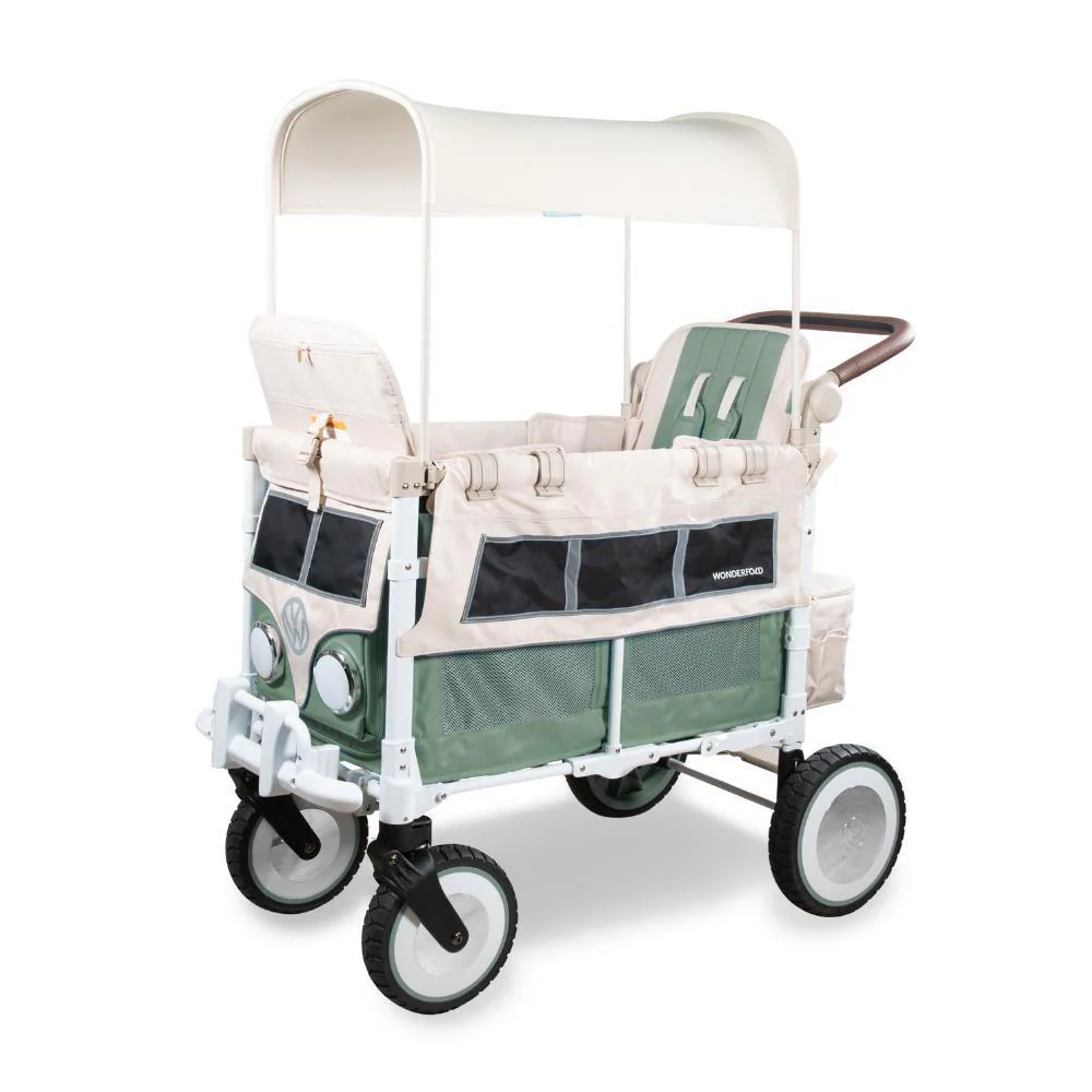 Wonderfold VW Carrinho Vagão Sage Green 2 lugares